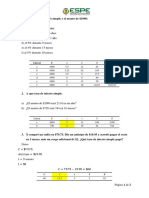 Interes Simple Ejercicios - Matematica Financiera