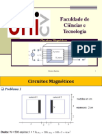 Circuitos magnéticos: Fluxo máximo e FMM para saturação evitada