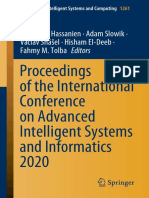 Proceedings of The International Conference On Advanced Intelligent Systems and Informatics 2020