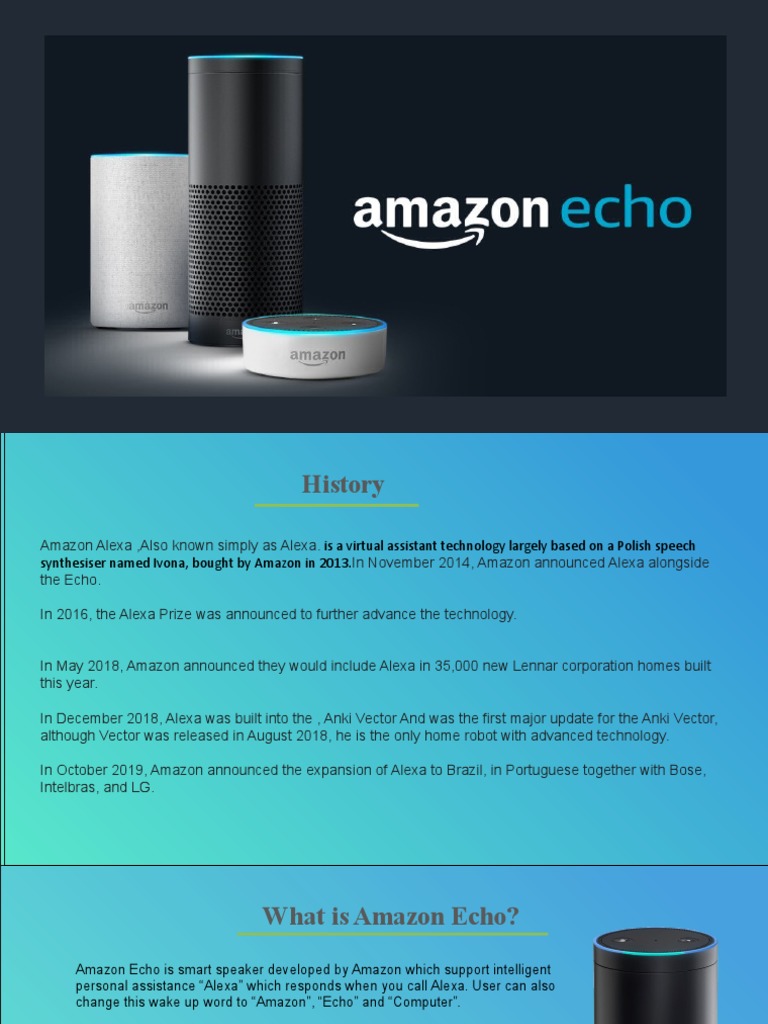 Amazon Alexa: Launch and Features 2014 | PDF | Amazon Echo | Computer ...
