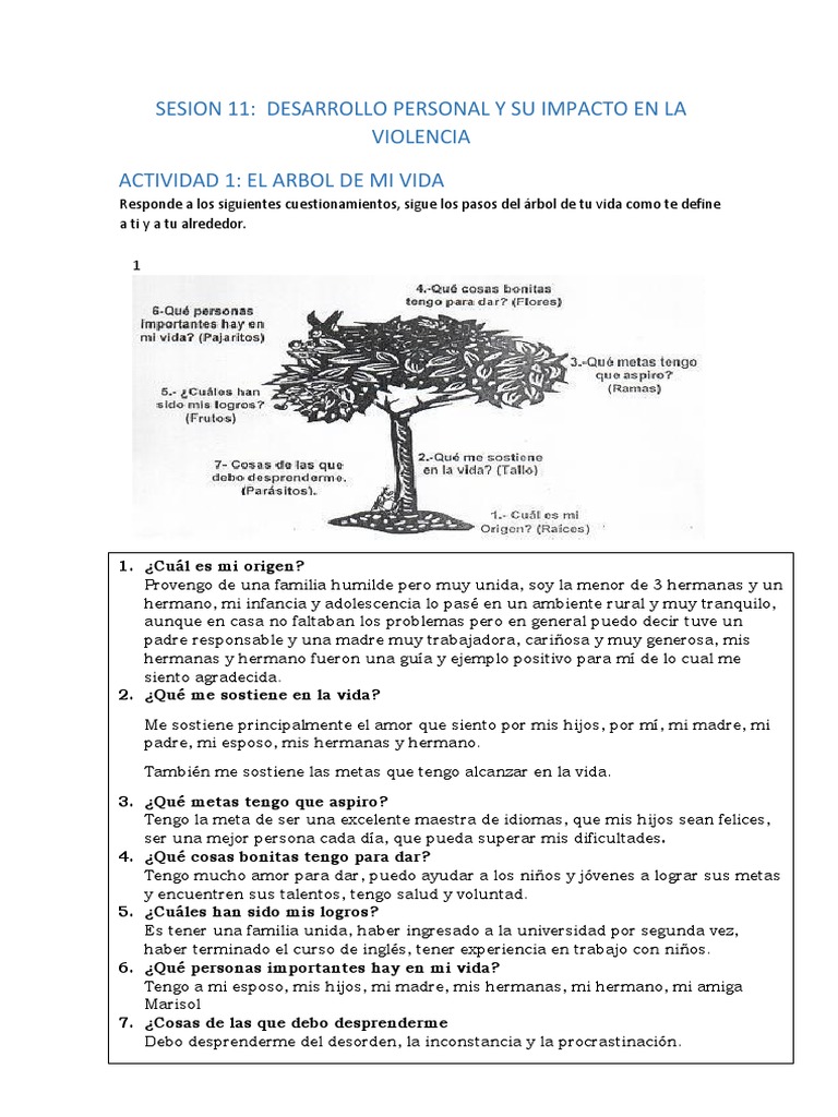 El Arbol de Mi Vida | PDF