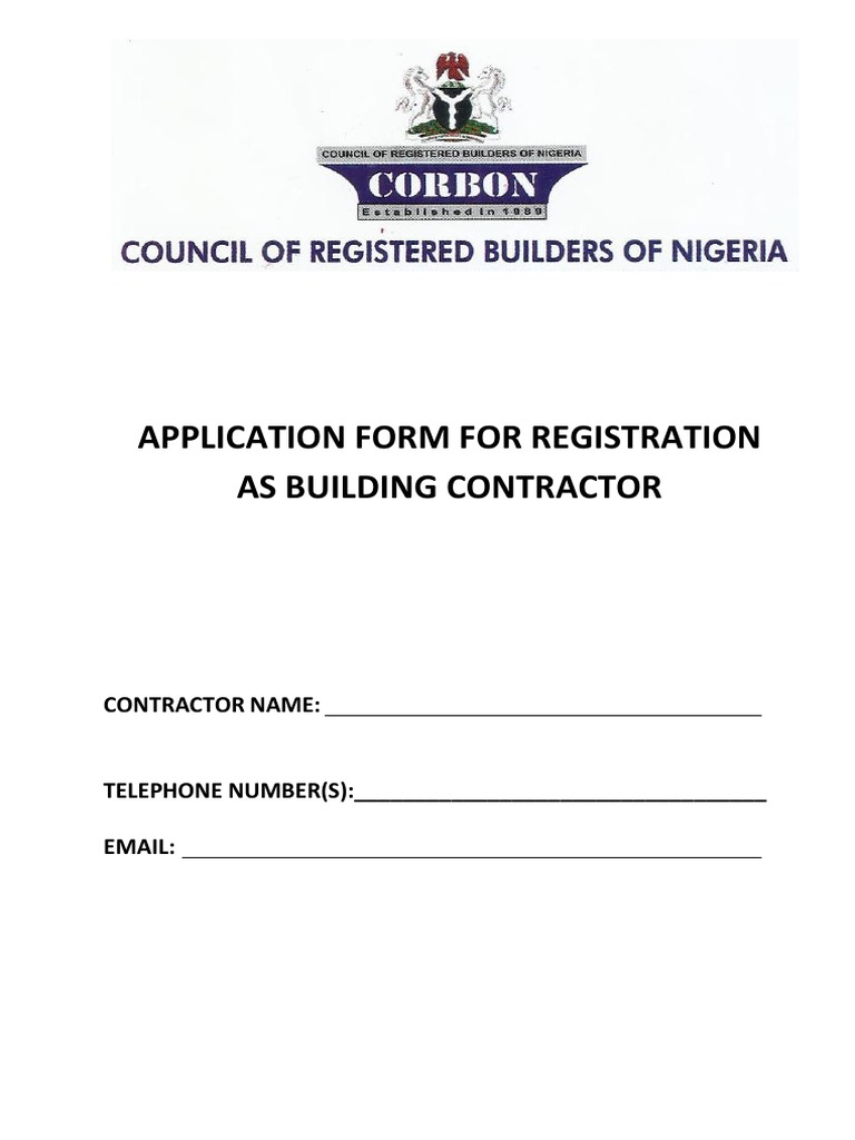 Apply for Building Contractor Registration | PDF | Justice | Crime ...