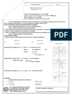 Mathematics 8 Quarter 1: Activity Sheet No. 30