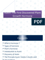 Auxin: The First Discovered Plant Growth Hormone