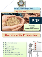 Ag - Econ 513 Food Security in India