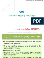 Structured Query Language: Lets Do Practical On DATABASE