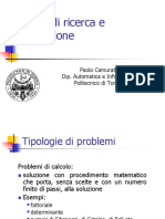 07 Problemi Di Ricerca e Ottimizzazione