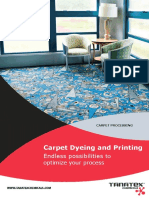 Carpet Dyeing and Printing: Endless Possibilities