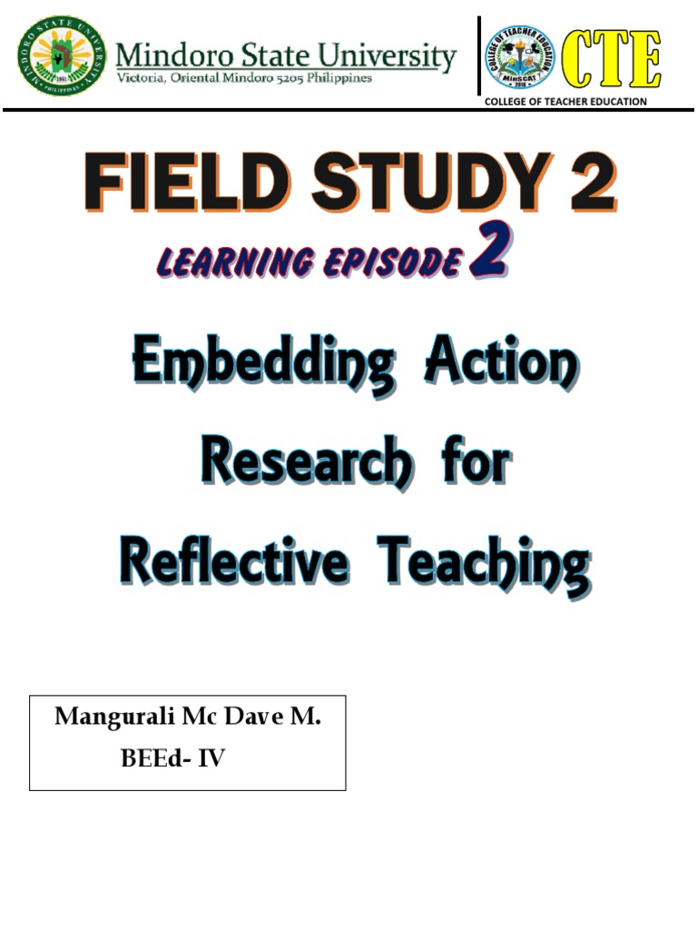 Field Study Learning Episode 2 PDF Teachers Reading Comprehension