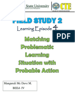 Field Study Learning Episode 4