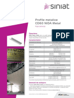 Fisa Tehnica Profile Metalice Cd60 Nida Metal