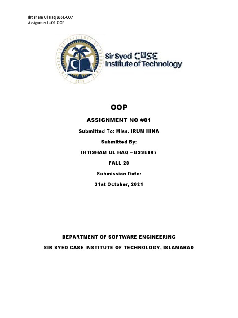 OOP Bus Ticketing System Assignment | PDF | Object Oriented Programming ...