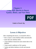 Using SQL Queries To Insert, Update, Delete, and View Data: Guide To Oracle 10g