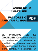 Principio de L Chatelier