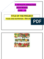 MDP - Food and Nutrition - Class Vii