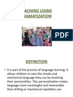 Teaching Using Dramatization