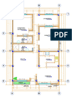 Plano de Cotas 1° Planta - Arquitectura: Lavanderia