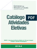 Catálogo de Atividades Eletivas 2018.2 - SEDUC-CE