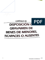 Disposición o Gravámen de bienes.