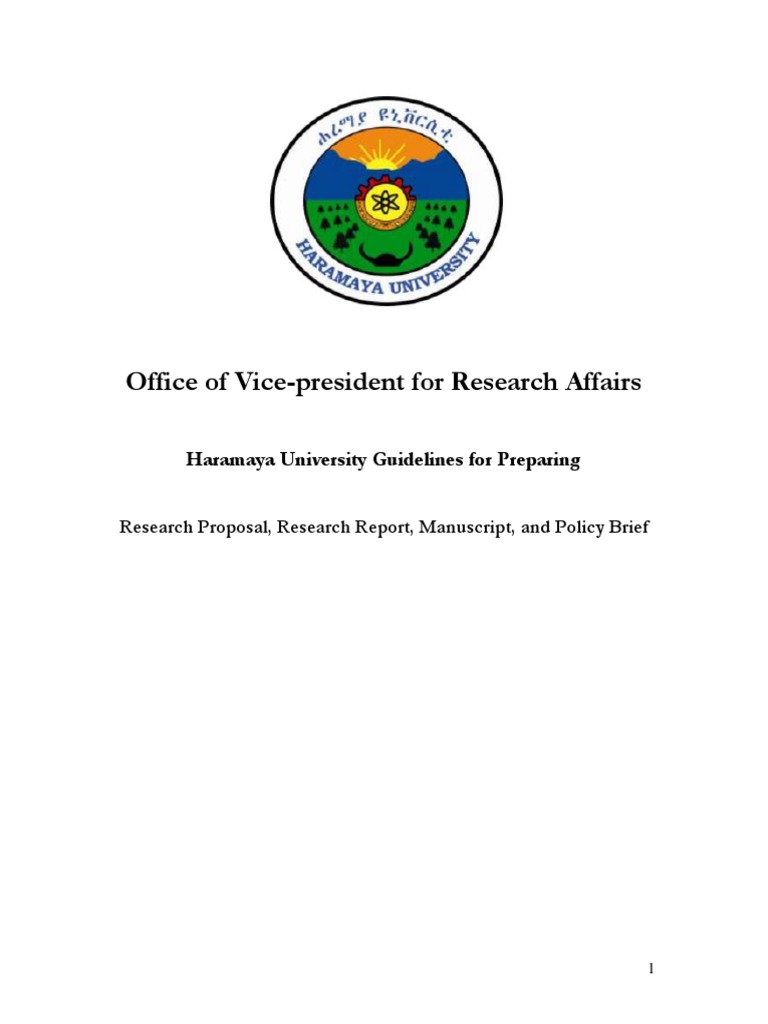 HARAMAYA UNIVERSITY RESEARCH PROPOSAL SAMPLE PDF FREE DOWNLOAD IN ENGLISH visual data 3