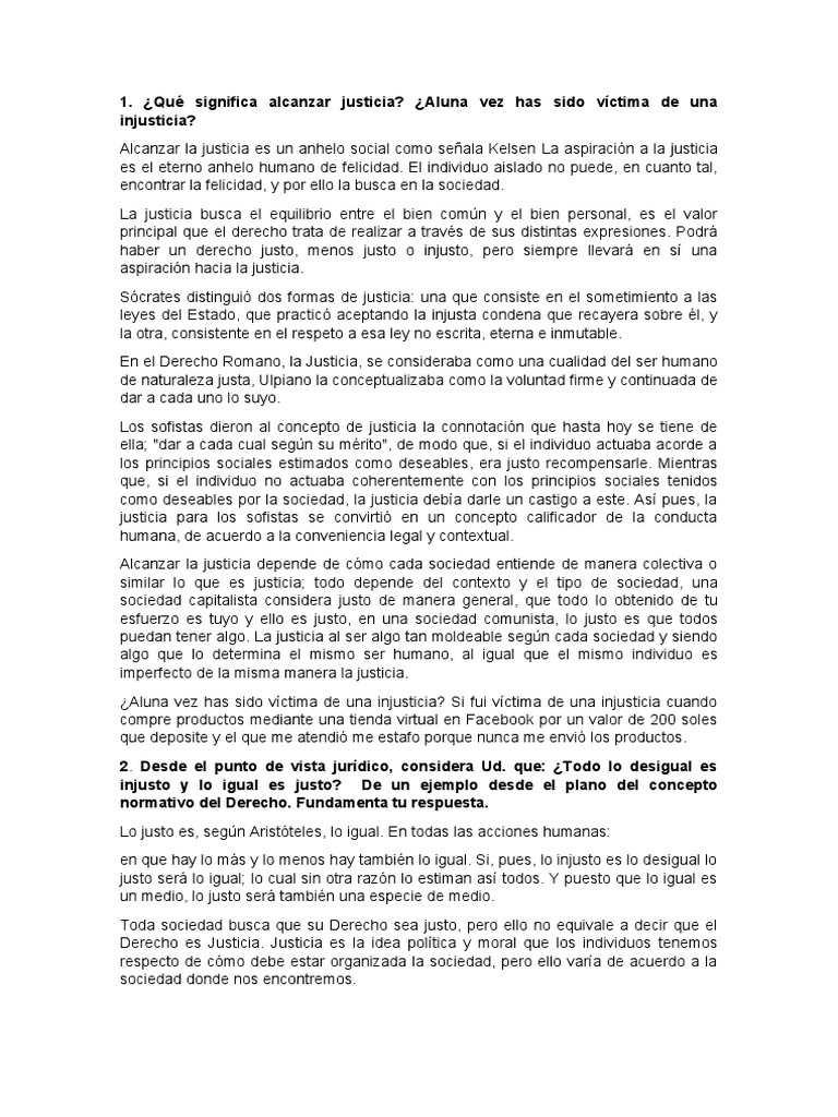 Justicia: Conceptos y Perspectivas Sociales | PDF | Justicia | Crimen y ...
