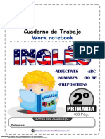 Cuaderno de Ingles para 2° de Primaria