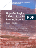 Hoja Geológica 2566-15, La Poma, Provincia de Salta