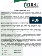 FIRST Compressed Air Testing