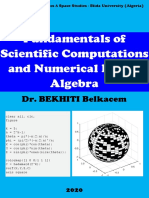 Fundamentals of Scientific Computations and Numerical Linear Algebra