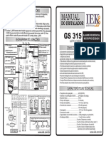 Document - Onl Manual Gs 315 Iek Sistemas Eletro Manual Do Instalador Gs 315 Auto Code Alarme