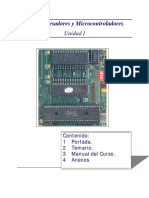 Curso Microprocesadores y Microcontroladores Unidad 1