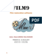 Film Restoration Software: Authors: Roland LARDERAZ / Gilles HOUSSARD