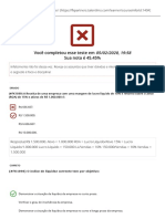 129 - ANÁLISE FINANCEIRA - Fixando Conceitos - Respostas