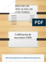 Proceso de Codificación de Inyectores