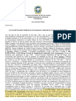 Ata Da 606 Reunião Ordinária de Licenciamento Ambiental Do CONDIR Do Dia 08 12 2021