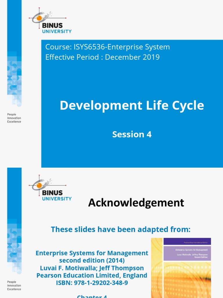 Ses04 Chap04 Development Life Cycle | PDF | Enterprise Resource ...