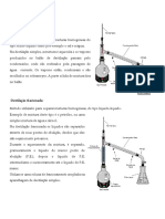 Destilação e derivados do petróleo