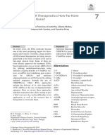 RNA Therapeutics: How Far Have We Gone?: Maria Francisca Coutinho, Liliana Matos, Juliana Inês Santos, and Sandra Alves