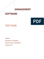 Airline Management Software Test Plan
