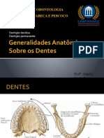 Generalidades Anatômicas Sobre Os Dentes