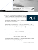 Proporcionalidade Inversa (9. Ano) : Propostas de Resolu C Ao