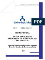 Norma Tecnica Peru Emergencias