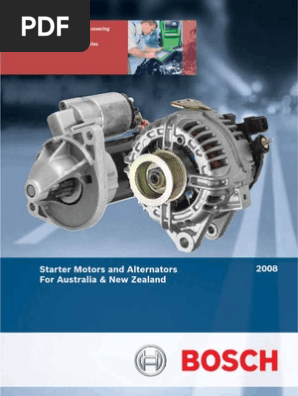 Bosch Starter Web Wheeled Vehicles Mechanical Engineering