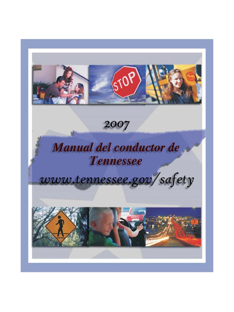 Manual de Manejo Tennessee 2019 PDF Licencia de conducir Transporte