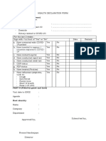 Health Declaration Form01