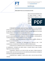 RESOLUCAO No 164.2021 Resolucao Que Estabelece A Identidade Visula Do Sistema CFT-CRTs