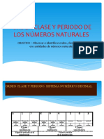 Orden Clase y Periodo de Los Nc3bameros Naturales