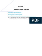 Modul KD 3.1 Memahami Jenis-Jenis Pajak Dan Ketentuan Umum Dan Tata Cara Perpajakan