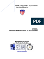 Casos Técnicas de Evaluación de Inversiones