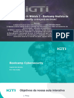 Slides Da Segunda Aula Interativa Do Módulo 1 - Bootcamp Analista de Cybersecurity